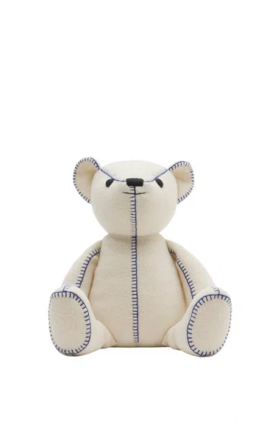Burberry Kids'  Wool Cashmere Blend Thomas Bear In White