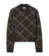 Burberry Womens Knitwear Top All Over Pattern In Brown
