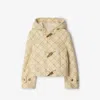Burberry Wool Cashmere Duffle Jacket In Neutral