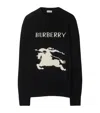 Burberry Ekd Wool Cashmere Sweater In Black