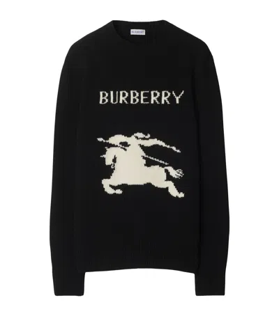 BURBERRY WOOL-CASHMERE EKD SWEATER