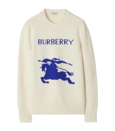 BURBERRY WOOL-CASHMERE EKD SWEATER