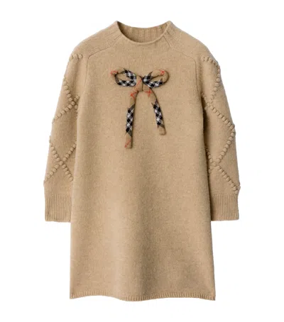 BURBERRY WOOL-CASHMERE SWEATER DRESS