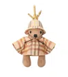 Burberry Wool-cashmere Thomas Bear Keychain In Sand
