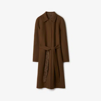 BURBERRY BURBERRY WOOL CASHMERE WRAP COAT