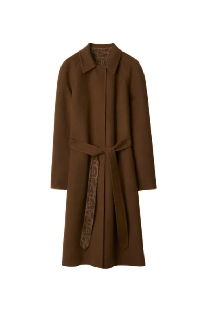 BURBERRY BURBERRY WOOL CASHMERE WRAP COAT