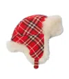 Burberry Checked Wool Trapper Hat In Multi