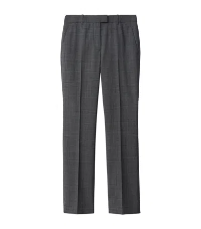 BURBERRY WOOL CHECK TROUSERS