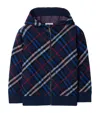 Burberry Jimmy Cardigan In Blue