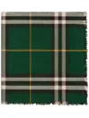 BURBERRY BURBERRY WOOL CHECKED SCARF