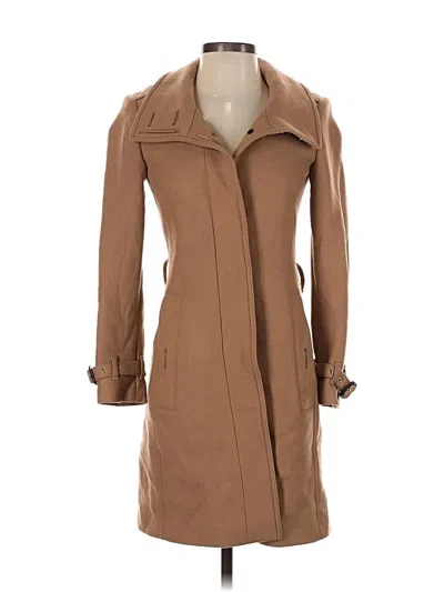 Pre-owned Burberry Wool Coat In Brown