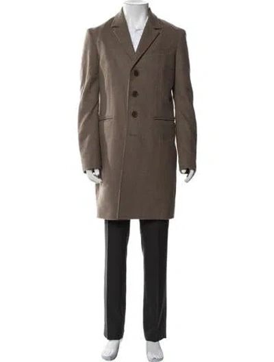 Pre-owned Burberry Wool Coat In Brown