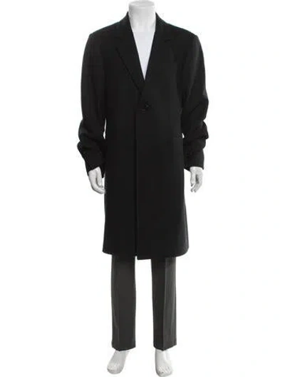 Pre-owned Burberry Wool Coat W/ Tags In Black