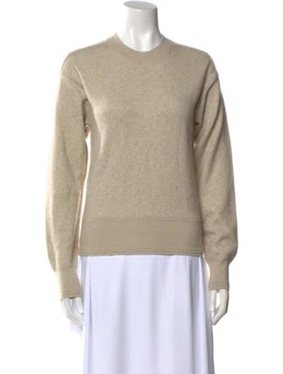Pre-owned Burberry Wool Crew Neck Sweater In Neutral