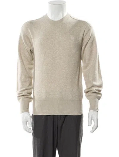Pre-owned Burberry Wool Crew Neck Sweater In Neutral