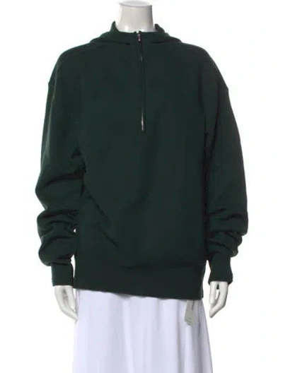 Pre-owned Burberry Wool Crew Neck Sweater W/ Tags In Green