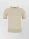 Burberry Women Sand Wool T-shirt