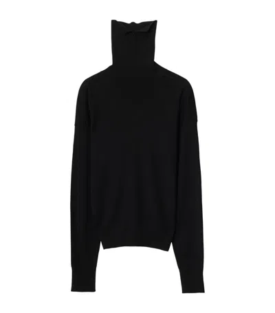 Burberry Turtleneck Sweater In Black