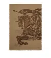 Burberry Ekd Wool Scarf In Neutrals