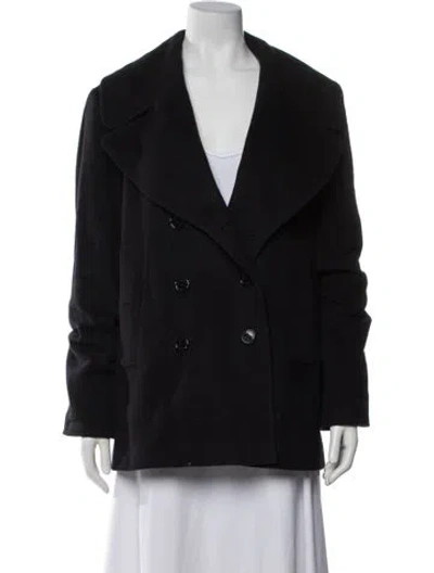 Pre-owned Burberry Wool Evening Jacket In Black
