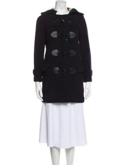 Pre-owned Burberry Wool Evening Jacket In Blue