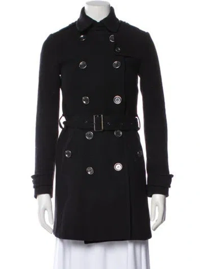 Pre-owned Burberry Wool Evening Jacket In Gray