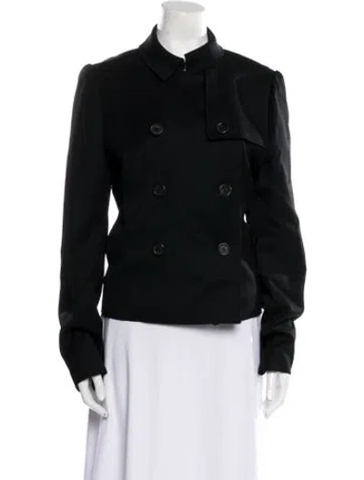 Pre-owned Burberry Wool Evening Jacket W/ Tags In Black