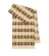 Burberry Chess Fair Isle Wool Scarf In Multi