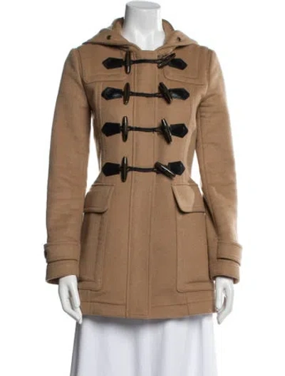 Pre-owned Burberry Wool Faux Fur Vest In Neutral