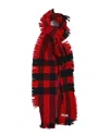 Burberry Wool Half Mega Check Fringe Scarf (authentic Pre-loved)