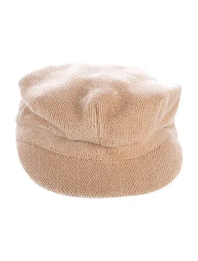 Pre-owned Burberry Wool Hat In Neutrals