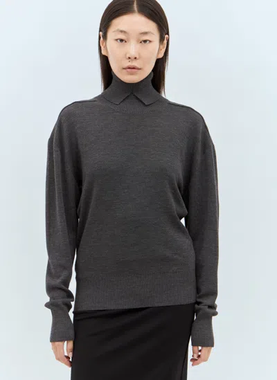 BURBERRY WOOL HIGH NECK SWEATER