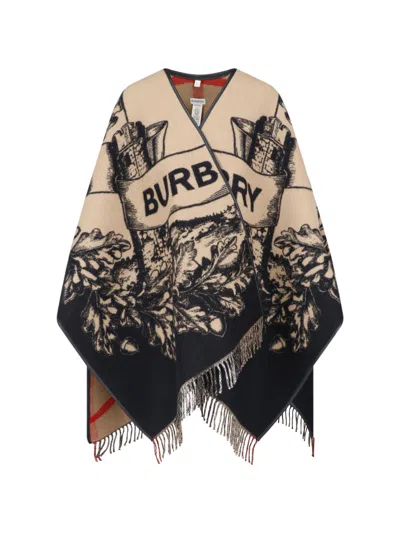 Burberry Wool Jacket In Neutral