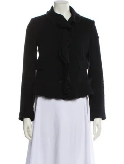 Pre-owned Burberry Wool Jacket In Black