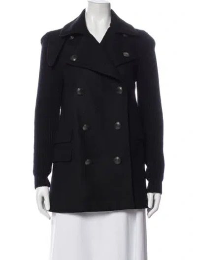 Pre-owned Burberry Wool Jacket In Black