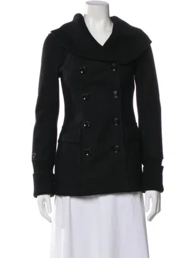 Pre-owned Burberry Wool Jacket In Black