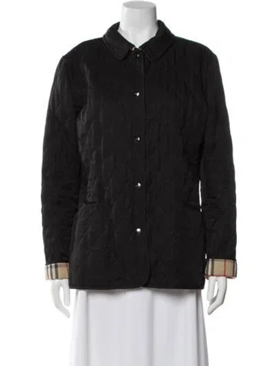 Pre-owned Burberry Wool Jacket In Black