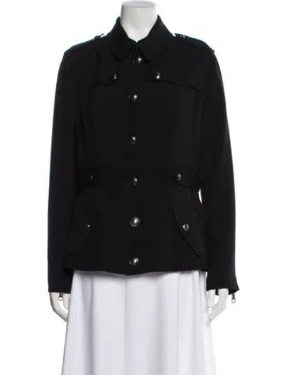 Pre-owned Burberry Wool Jacket In Black
