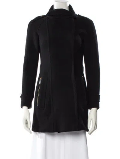 Pre-owned Burberry Wool Jacket In Blue