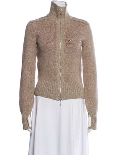 Pre-owned Burberry Wool Jacket In Neutral