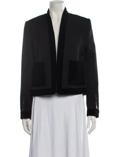 Pre-owned Burberry Wool Jacket W/ Tags In Black