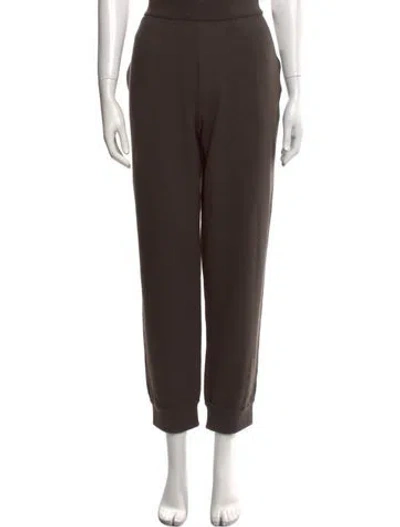 Pre-owned Burberry Wool Joggers In Brown