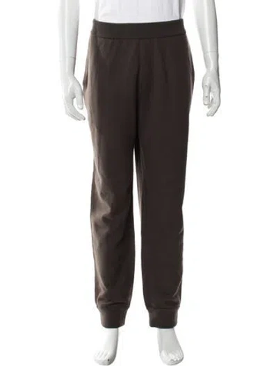 Pre-owned Burberry Wool Joggers In Brown