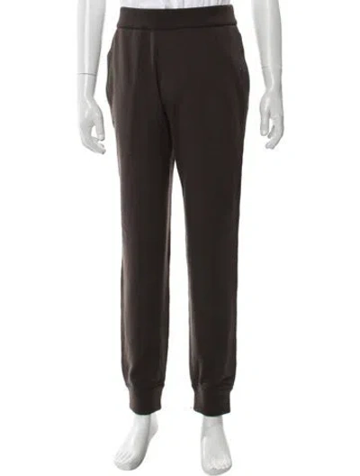 Pre-owned Burberry Wool Joggers W/ Tags In Brown