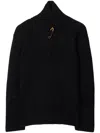 Burberry Wool Jumper In Black