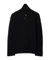 Burberry Wool Jumper In Black