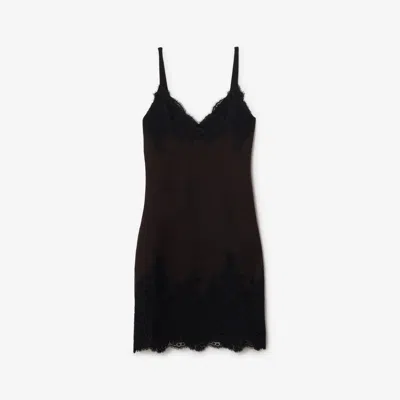 Burberry Wool Lace Dress In Snug