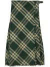 Burberry Wool Midi Skirt