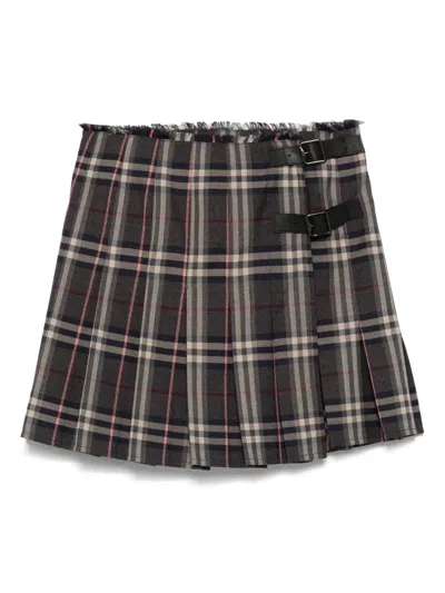BURBERRY WOOL MINI SKIRT