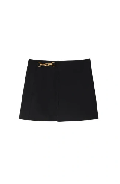 BURBERRY BURBERRY WOOL MINI SKIRT